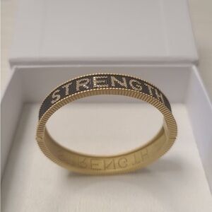 FREIDA ROTHMAN The STRENGTH Bracelet Gold & Black